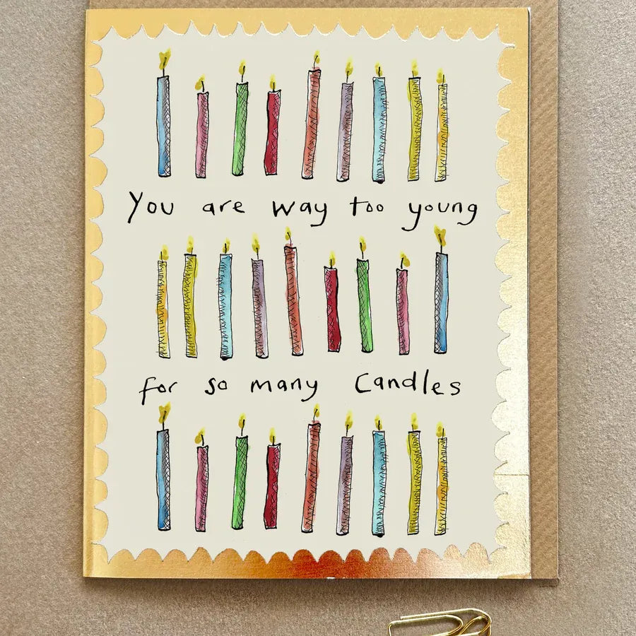 Poet & Painter Way Too Young Card