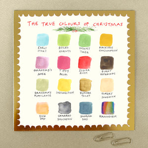 Poet & Painter True Colours Of Christmas Card