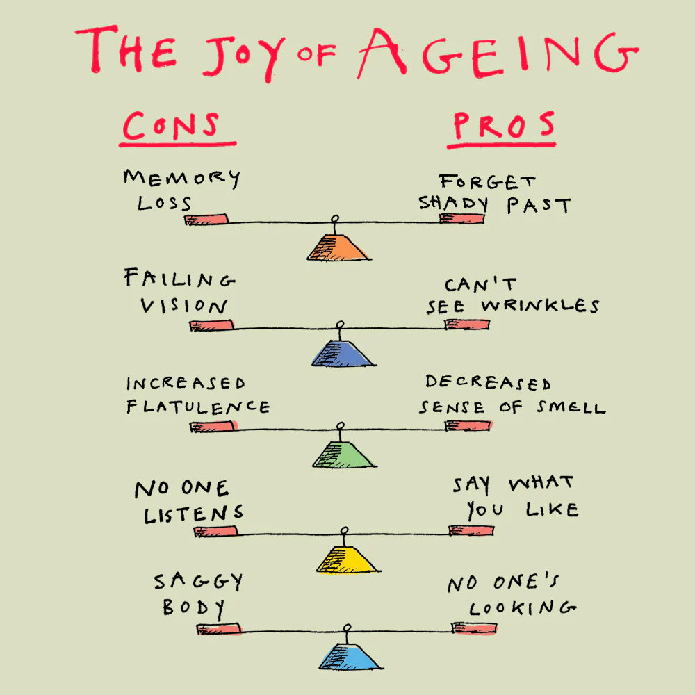 Poet & Painter The Joy Of Ageing Card