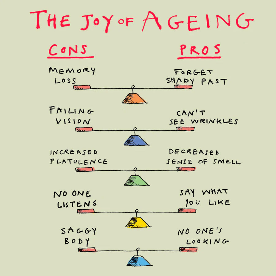 Poet & Painter The Joy Of Ageing Card