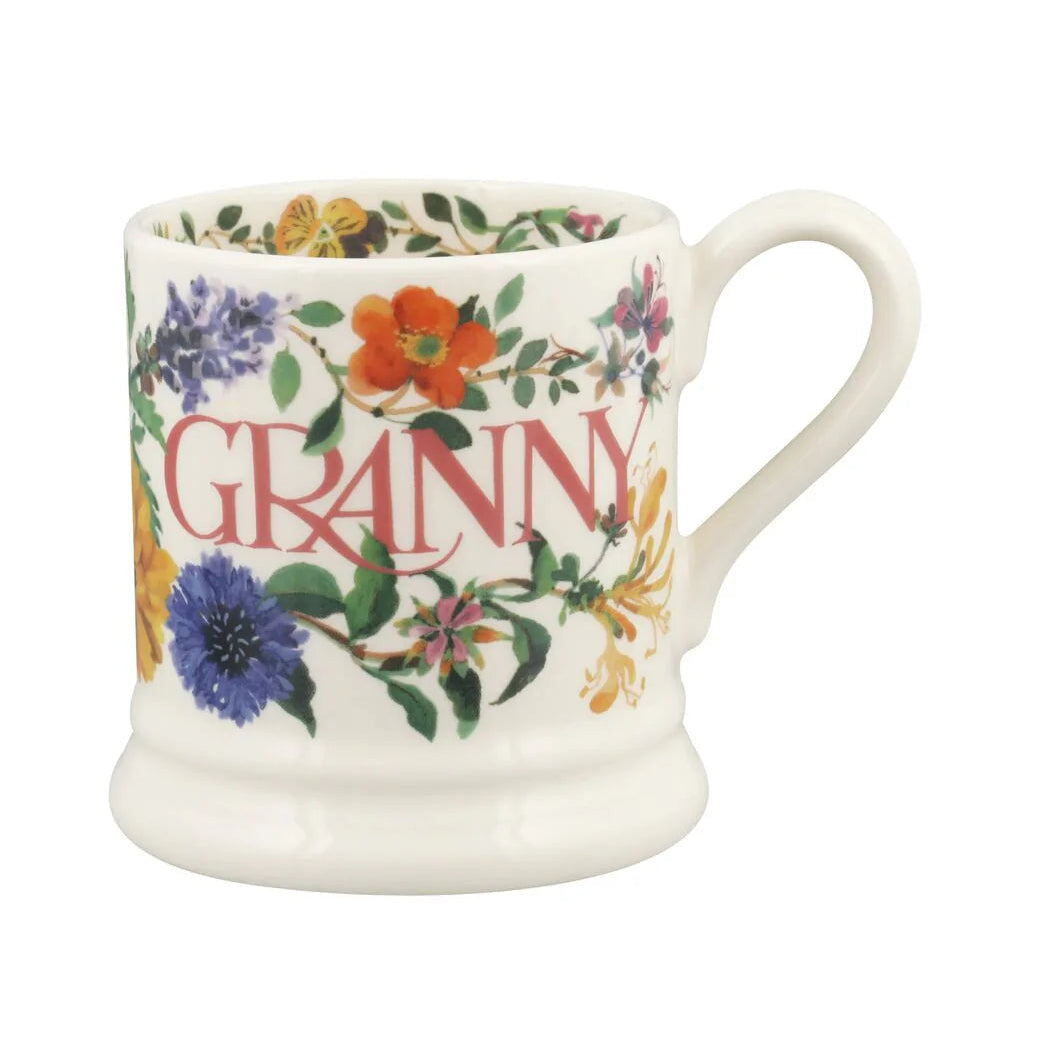 Emma Bridgewater Garden Flowers Granny Half Pint Mug