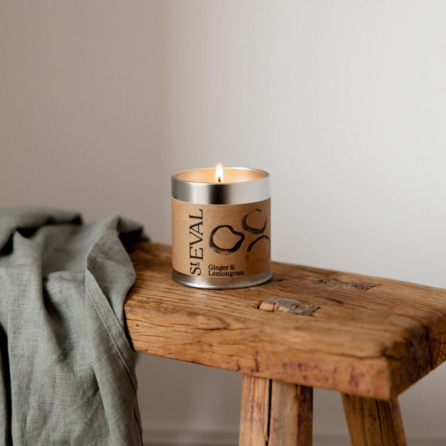 St. Eval Ginger & Lemongrass Tin Candle