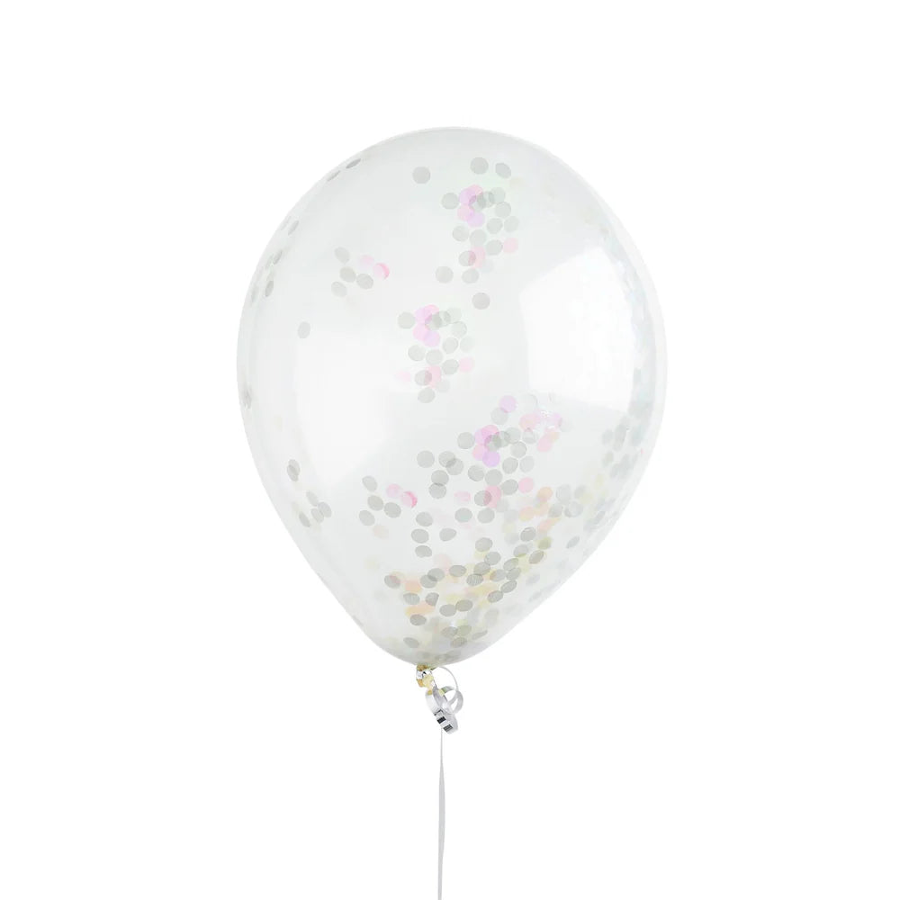 Hootyballoo Iridescent Confetti Balloons