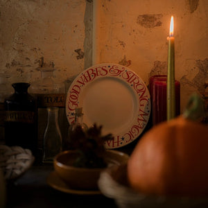 Emma Bridgewater Halloween Toast Good Vibes 8.5" Side Plate