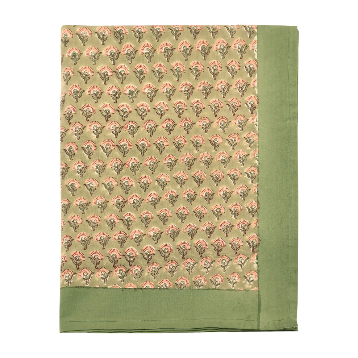 Walton & Co Alice Hand Block Print Tablecloth - All Sizes