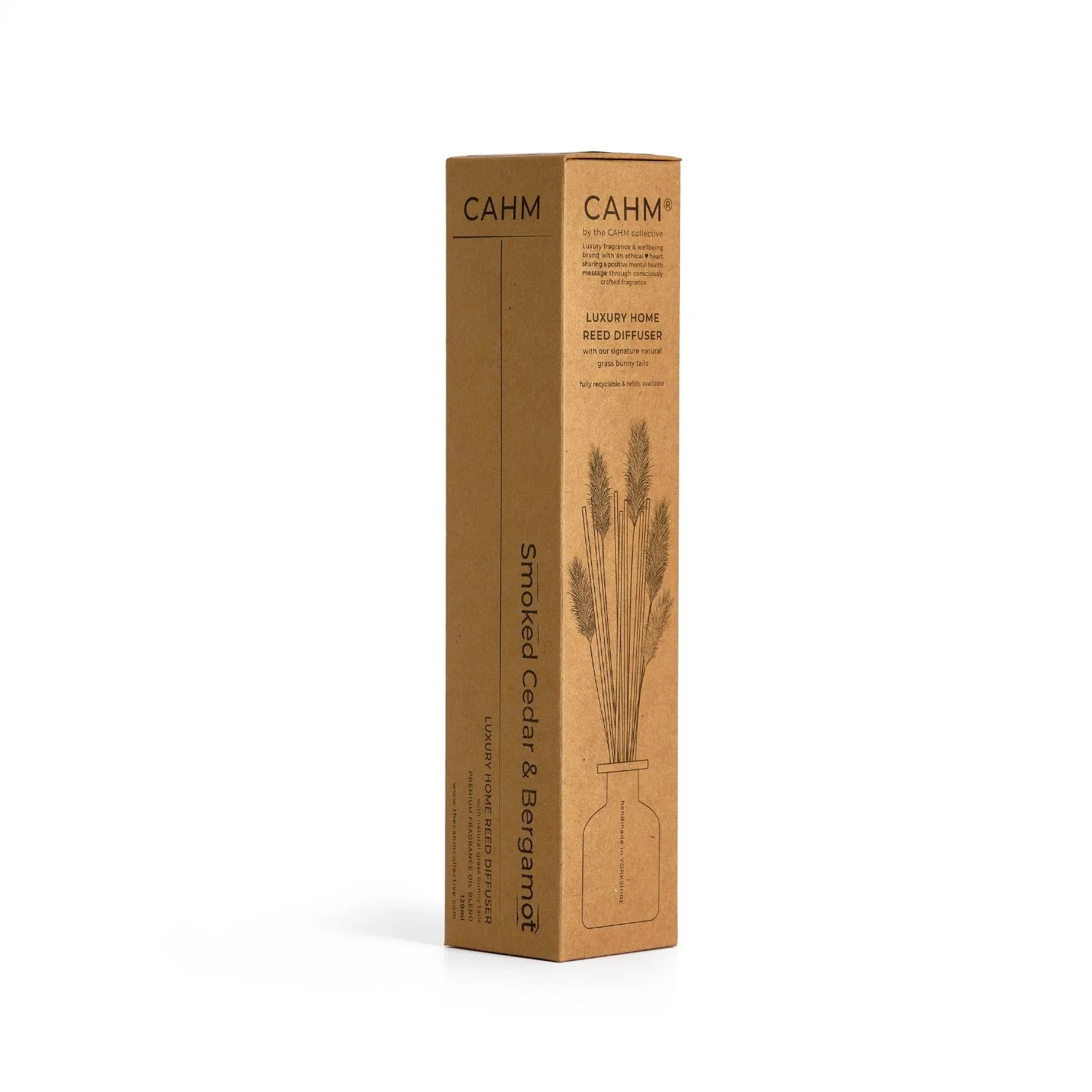 CAHM Smoked Cedar & Bergamot Reed Diffuser