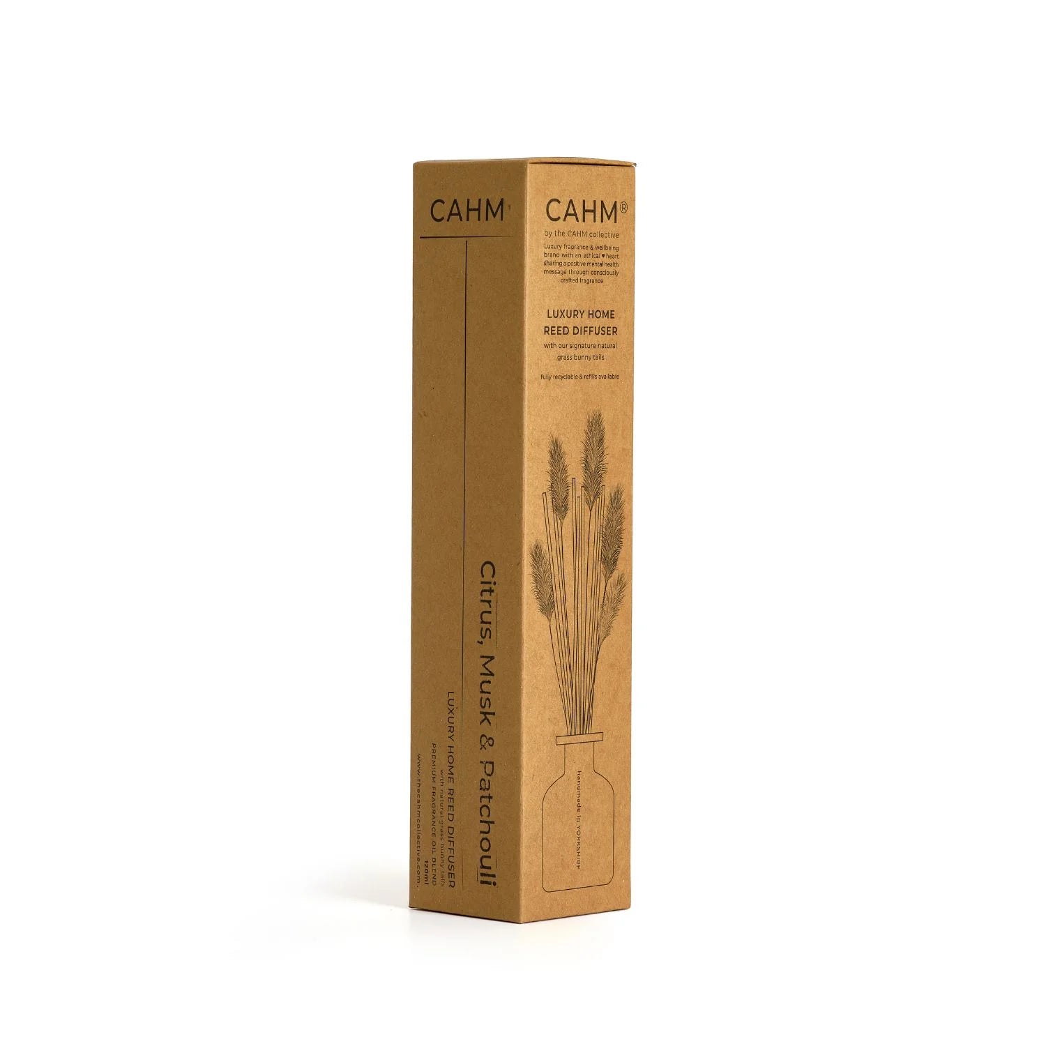 CAHM Citrus, Musk & Patchouli Reed Diffuser