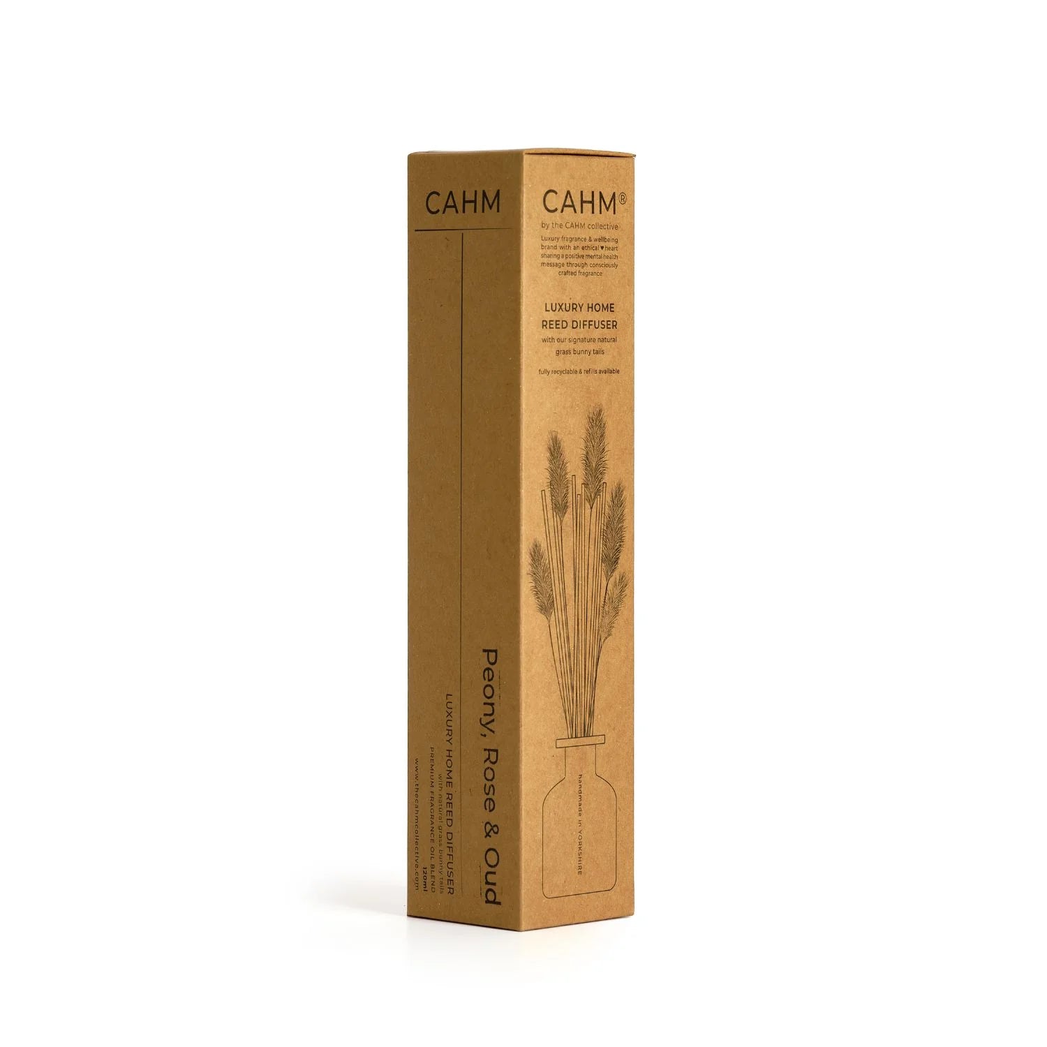 CAHM Peony, Rose & Oud Reed Diffuser