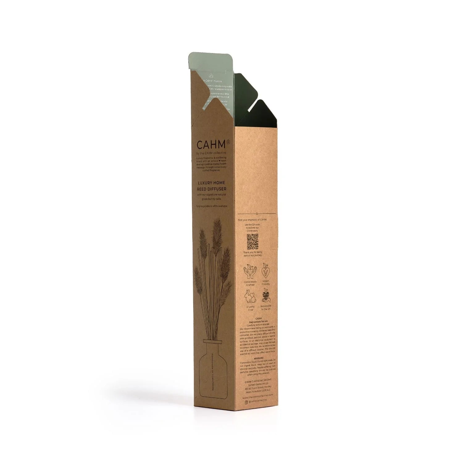 CAHM Peony, Rose & Oud Reed Diffuser