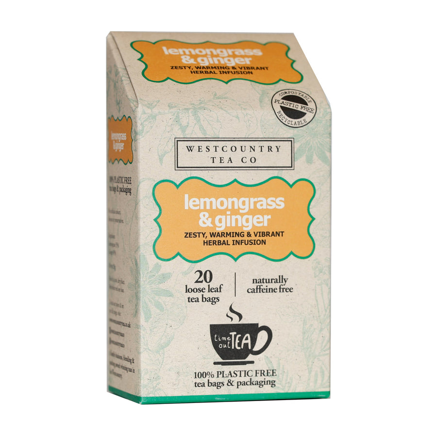 West Country Tea Co. Lemongrass & Ginger Loose Leaf Tea Bags