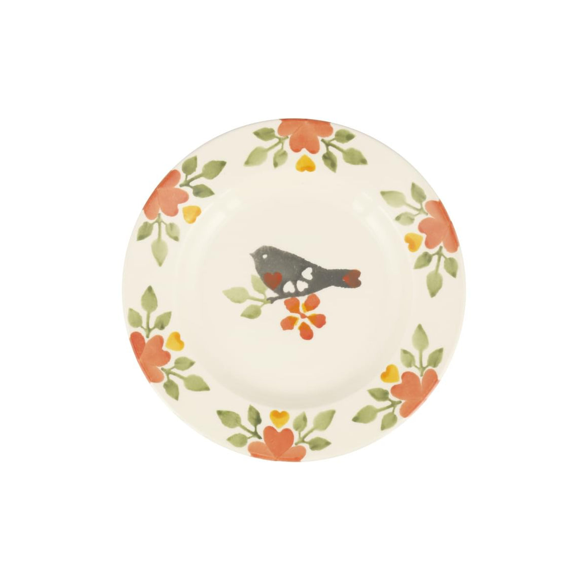 Emma Bridgewater Lovebirds Coral 6.5" Side Plate