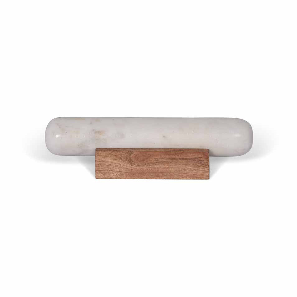 Garden Trading Brompton White Marble Rolling Pin