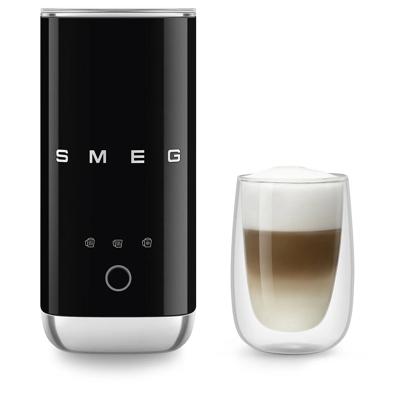 Smeg Black Mini Milk Frother