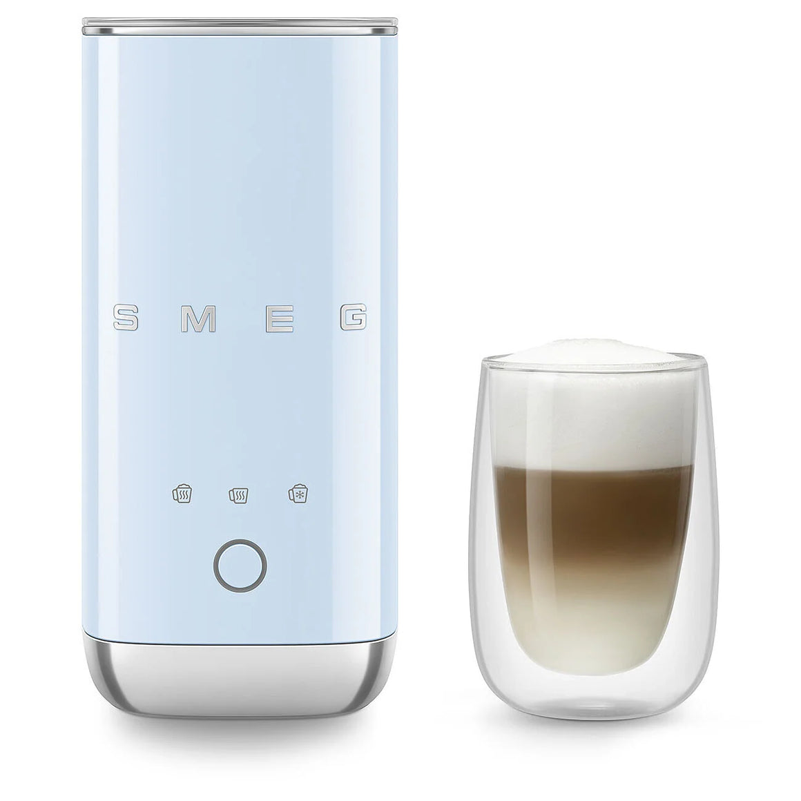 Smeg Pastel Blue Mini Milk Frother