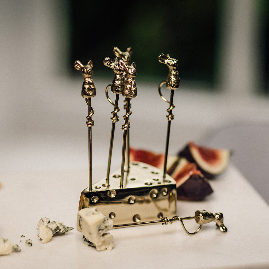 Culinary Concepts Mouse Picks & Cheese Wedge Holder