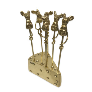 Culinary Concepts Mouse Picks & Cheese Wedge Holder