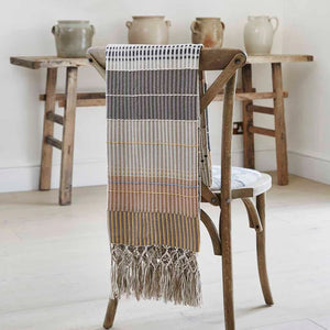 Weaver Green Madras Gold Check Throw
