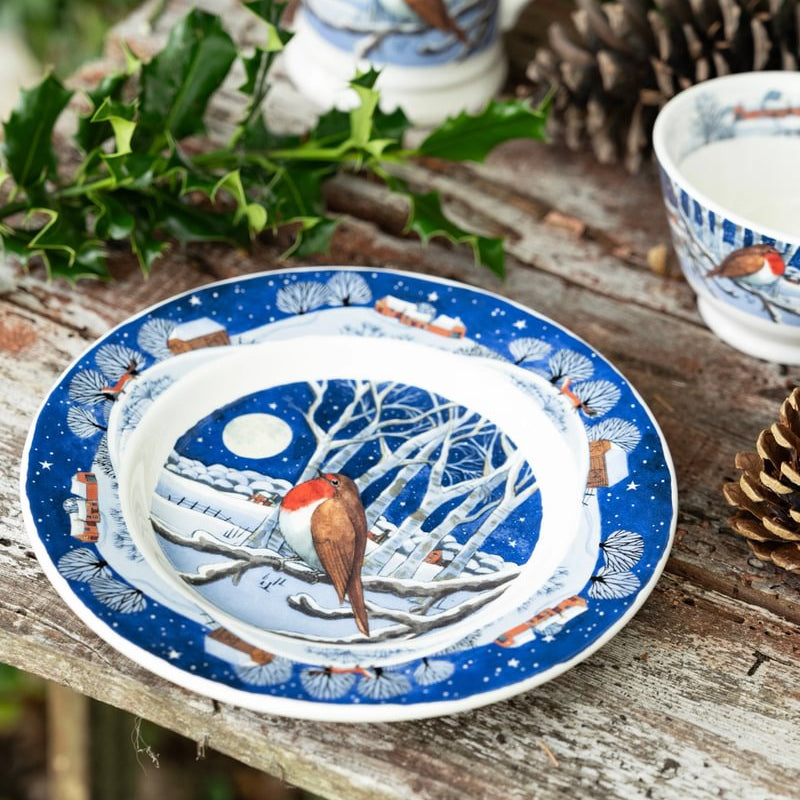 Emma Bridgewater Midnight Robin 8.5" Side Plate
