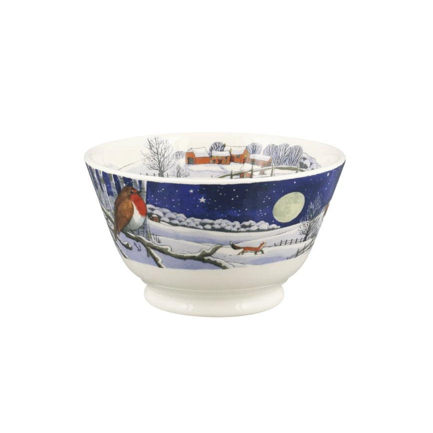 Emma Bridgewater Midnight Robin Small Old Bowl