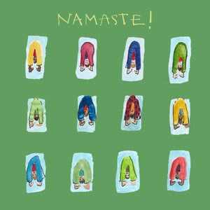 Poet & Painter Namaste Card