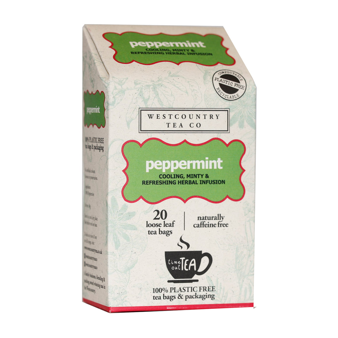 West Country Tea Co. Peppermint Loose Leaf Tea Bags