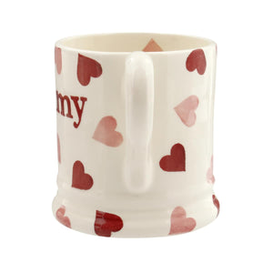 Emma Bridgewater Pink Hearts Mummy Half Pint Mug