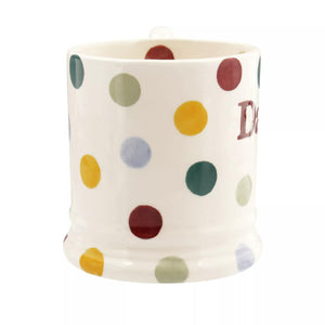 Emma Bridgewater Polka Dot Daddy Half Pint Mug