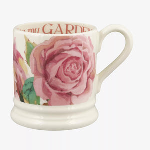 Emma Bridgewater Roses All My Life Set of 2 Half Pint Mugs
