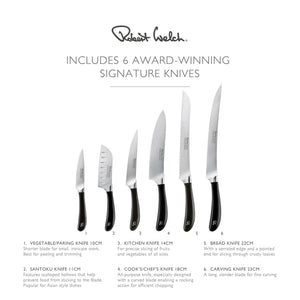 Robert Welch Book Oak Knife Block