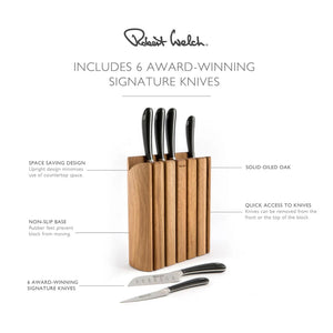 Robert Welch Book Oak Knife Block