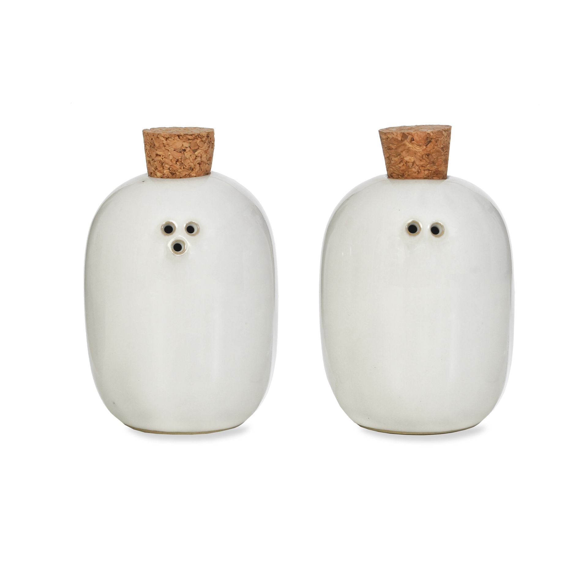 Garden Trading Ithaca White Salt & Pepper Shakers