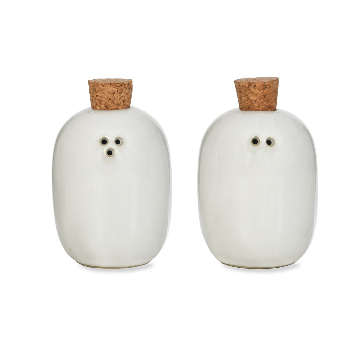 Garden Trading Ithaca White Salt & Pepper Shakers