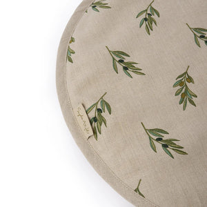 Sophie Allport Olive Linen Hob Cover