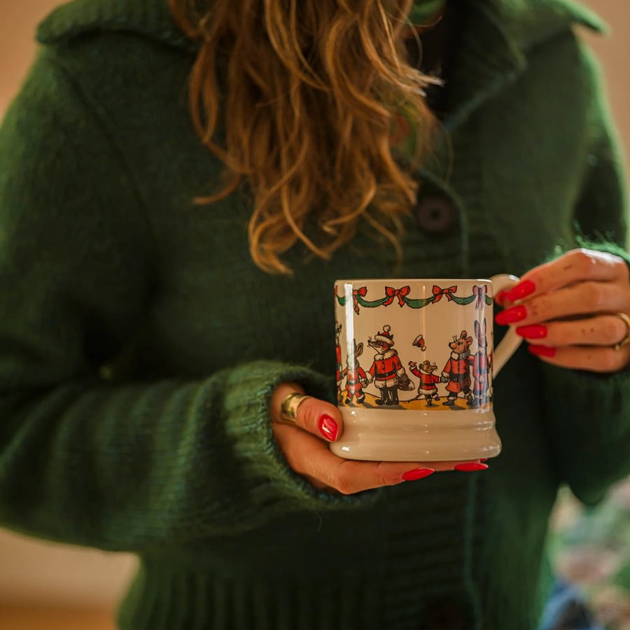 Emma Bridgewater Woodland Santa Half Pint Mug
