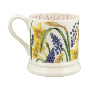 Emma Bridgewater Tete-a-tete & Grape Hyacinth Half Pint Mug