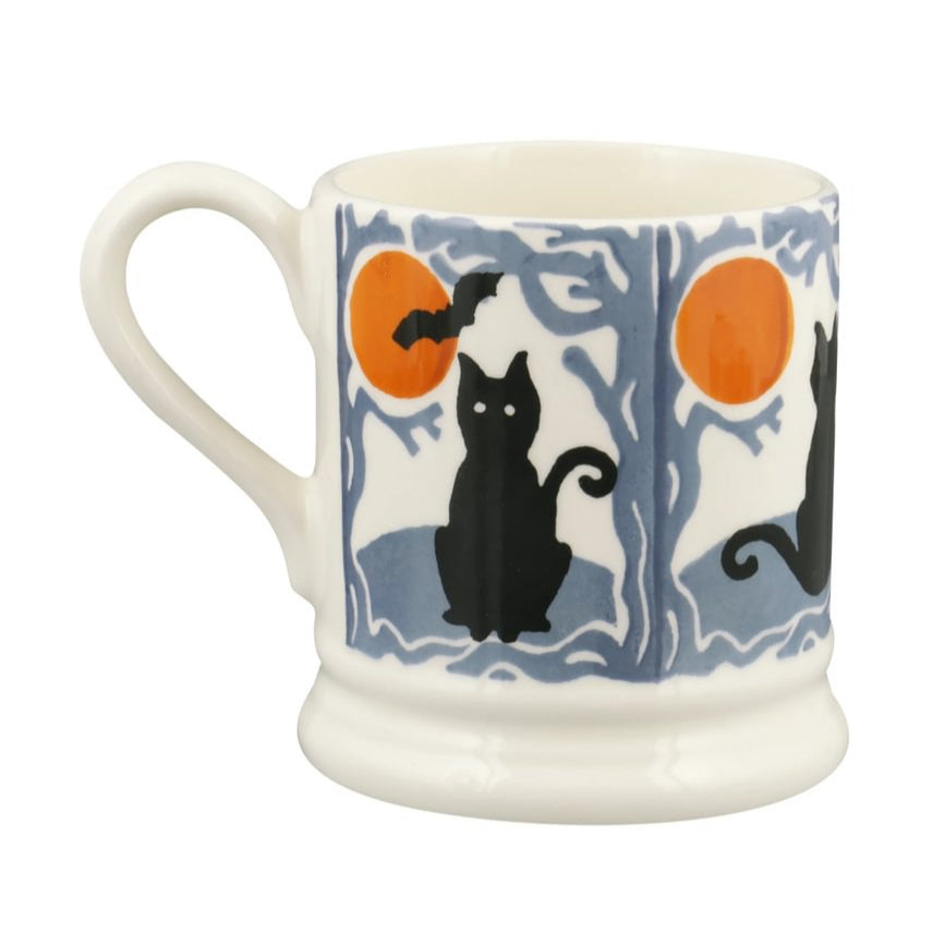Emma Bridgewater The Wise Witches Black Cats Half Pint Mug