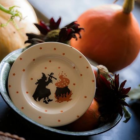 Emma Bridgewater Halloween Toast God Luck Charm 6.5" Side Plate