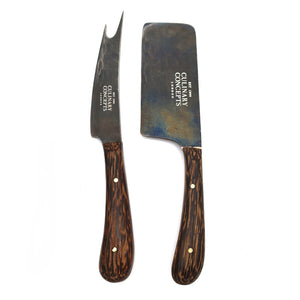 Culinary Concepts Dark Wood Set of Two Cheese Knives