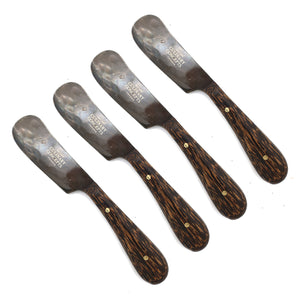 Culinary Concepts Dark Wood Set of Four Butter Knives