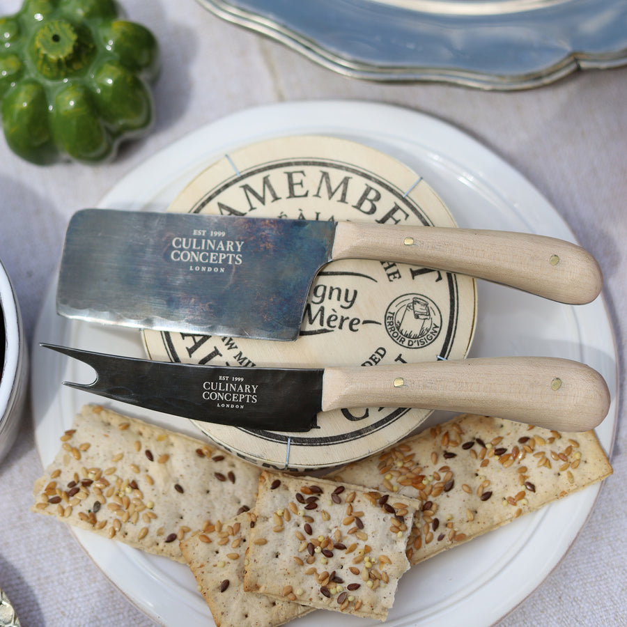Culinary Concepts Blonde Oak Set of Two Cheese Knives