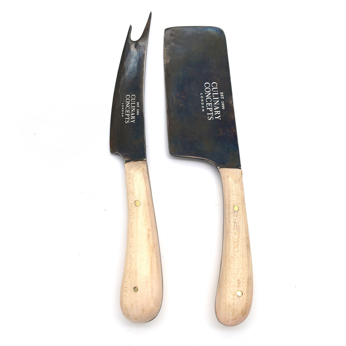 Culinary Concepts Blonde Oak Set of Two Cheese Knives