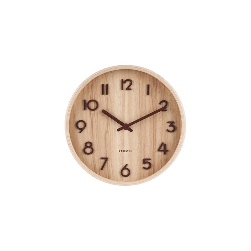 Karlsson Pure Basswood Small Clock