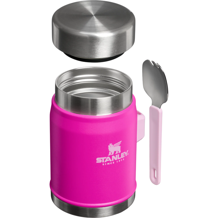 Stanley Classic Legendary Blossom Violet Food Jar & Spork