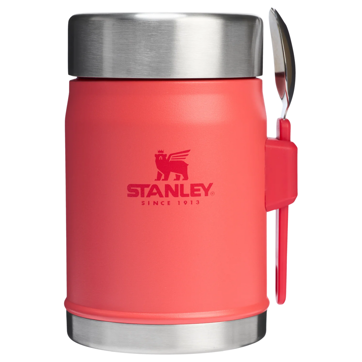 Stanley Classic Legendary Hot Coral Food Jar & Spork