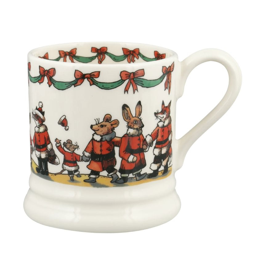 Emma Bridgewater Woodland Santa Half Pint Mug