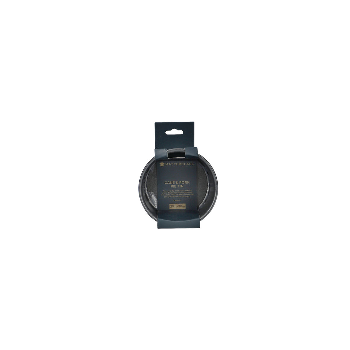 MasterClass Non-Stick Round 10cm/4" Deep Loose Base Cake Tin (Pork Tin Pie)