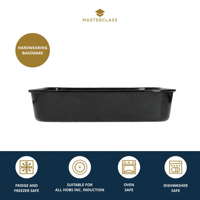 MasterClass Vitreous Enamel Large Roasting Pan