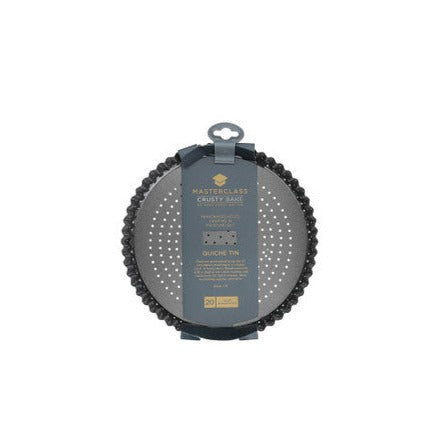 MasterClass Crusty Bake Non-Stick 23cm Fluted Round Flan