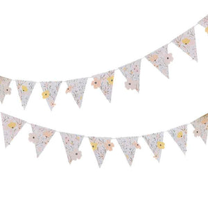 Ginger Ray Pink Floral Flags Bunting
