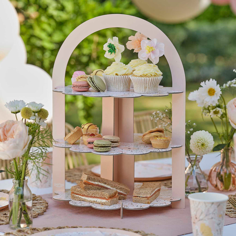 Ginger Ray Floral Afternoon Tea Stand